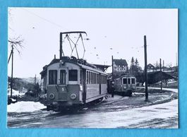 Schleitheim - Strassenbahn StSS bei der Remise - 1963
