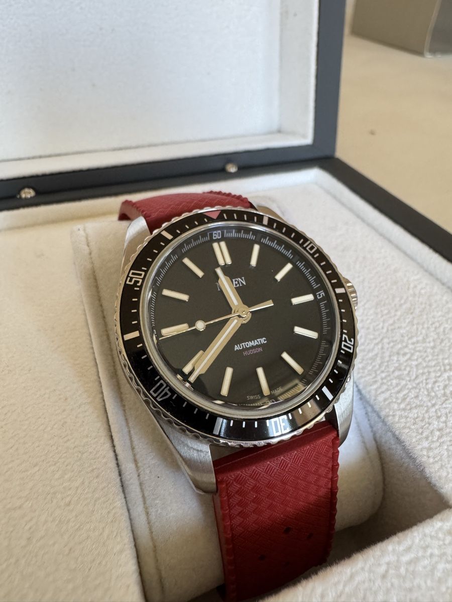 Maen Orologi: Maen Hudson 38 Automatic No Date - Jet Black – Usato da Bern venduto da CheetahPaw 2