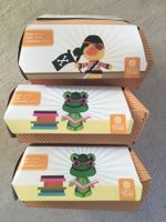 1 Häkelset Piratenente und 2 Filzsets Lesefrosch