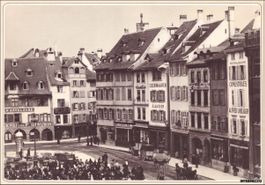 Basel // Marktplatz 1898 - 1904 // Foto Höflinger