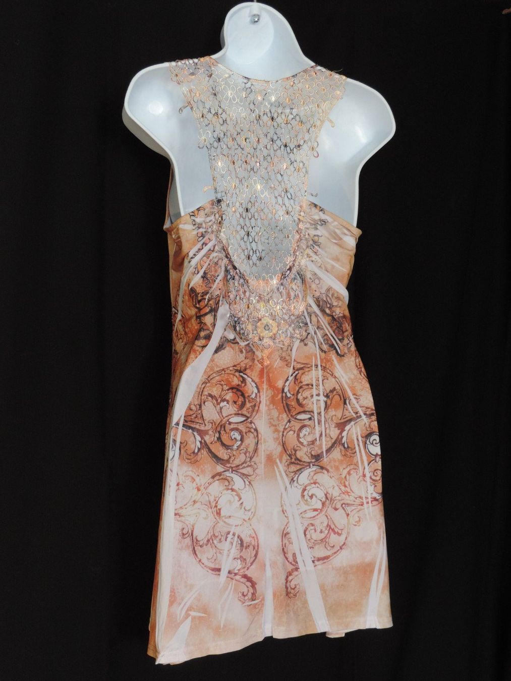 Kleider: robe orange à strass – Gebraucht aus Genève von Axelle333 1
