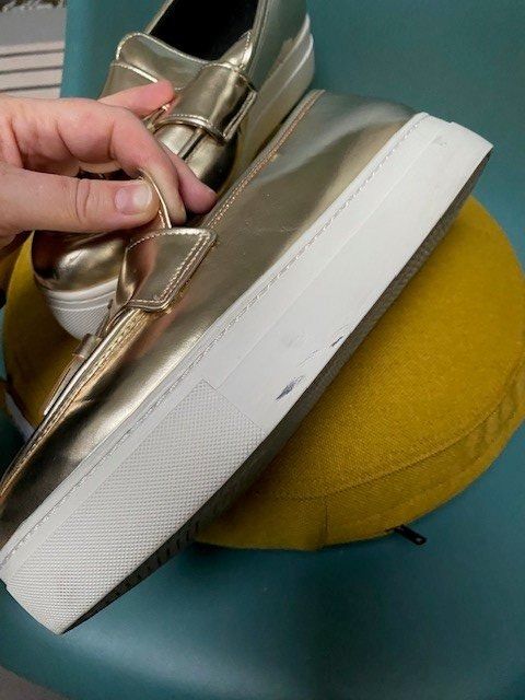 Aldo Scarpe da donna: Goldige Halb-/Plateauschuhe Gr 41 – Usato da Thalwil venduto da Alice015 6