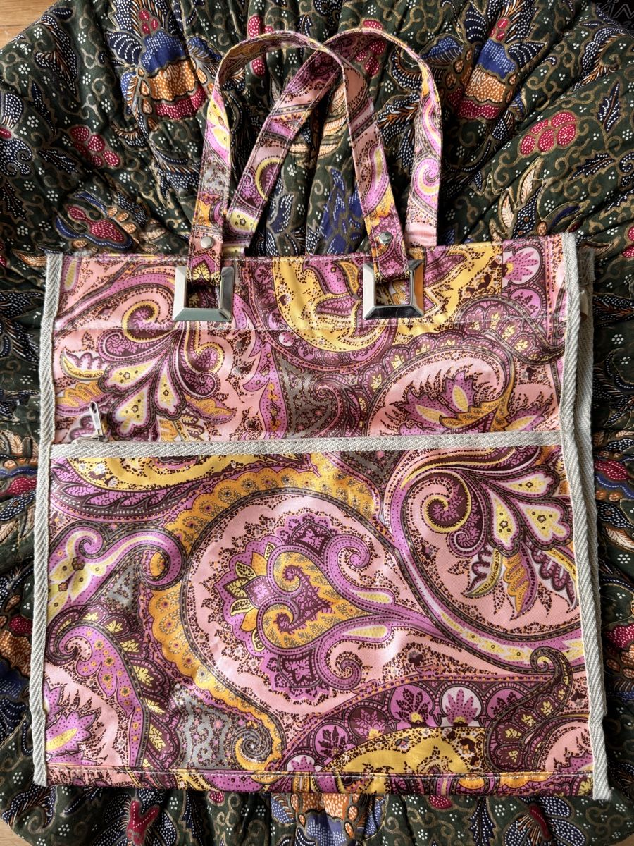 Borse da donna: Vintage Handtasche mit Paisley Muster – Usato da Riehen venduto da queesla 5