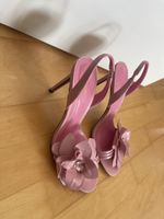 Zara High Heels Rosa Leder Gr. 40