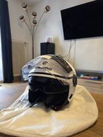 Caberg Riviera V4 Jethelm Grösse L weiss mit Visier.