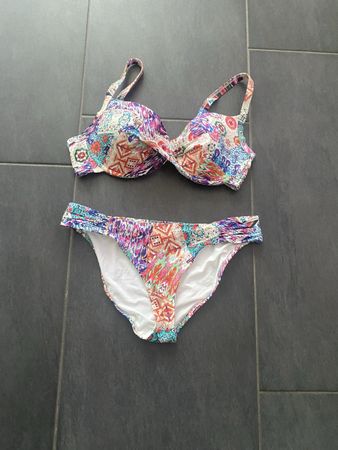 Beldona Bikini Set Gr. 38D Sommer Kollektion bunt gemustert 