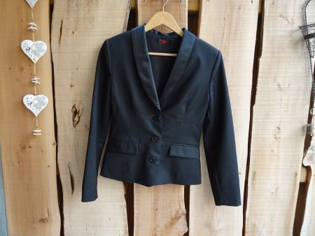 Edler shwarzer Blazer von Wilai London Gr. XS - 220304