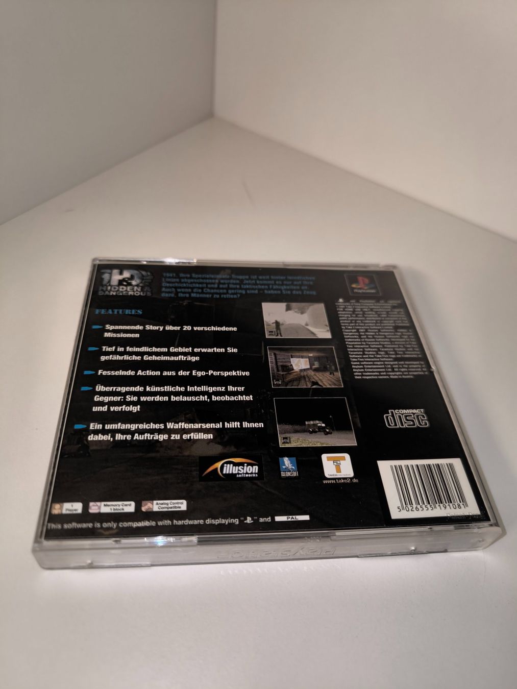 Sony Giochi: Hidden & Dangerous - Playstation 1 – Usato da Dulliken venduto da Sefty 1