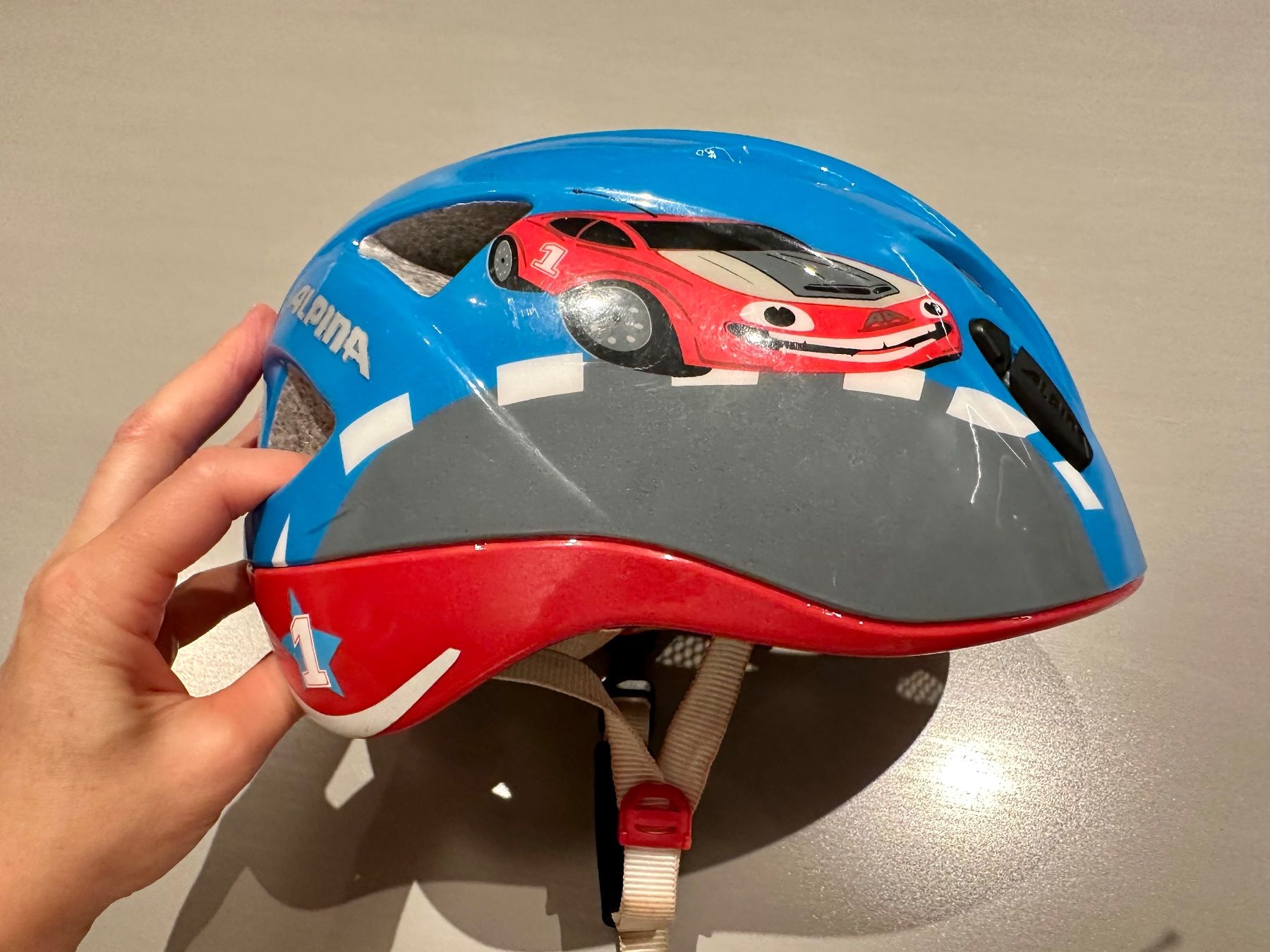 Alpina Helme: Velohelm Alpina Kinder Gr 49-54 cm – Gebraucht aus Hergiswil NW von Labello01