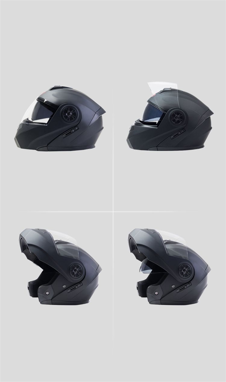 Caschi & visiere: Motorrad Klapphelm BLD Doppelvisier Helm Grau Silber Maximal – Nuovo e nell'imballaggio originale da Suhr venduto da ChronixChronometer 6