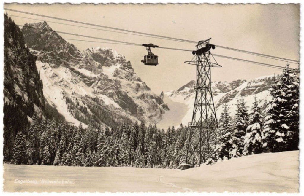 Cartoline postali: Engelberg - Luftseilbahn Gerschnialp--Trübsee – Usato da Binningen venduto da Mountainrider