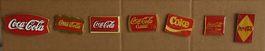 7 Coca Cola Pins
