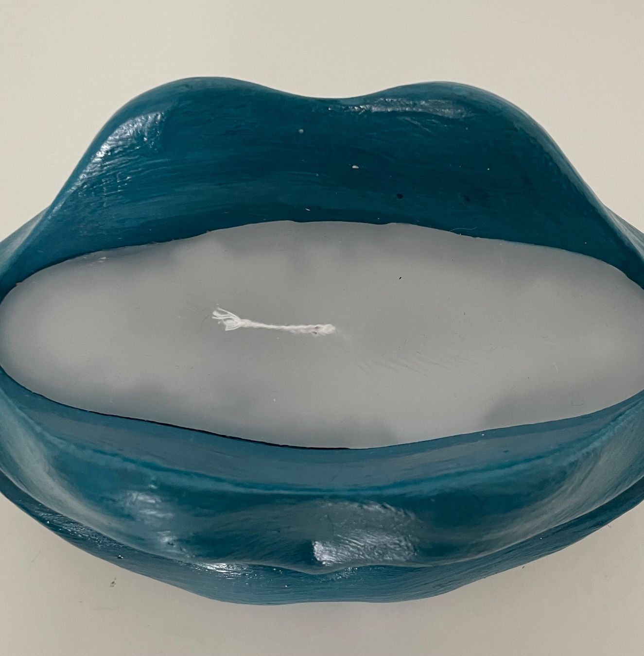 Candele: Blumentopf-Kerze Lippe Tyrkis Dekoration – Nuovo e nell'imballaggio originale da Au ZH venduto da Jaggy4 3