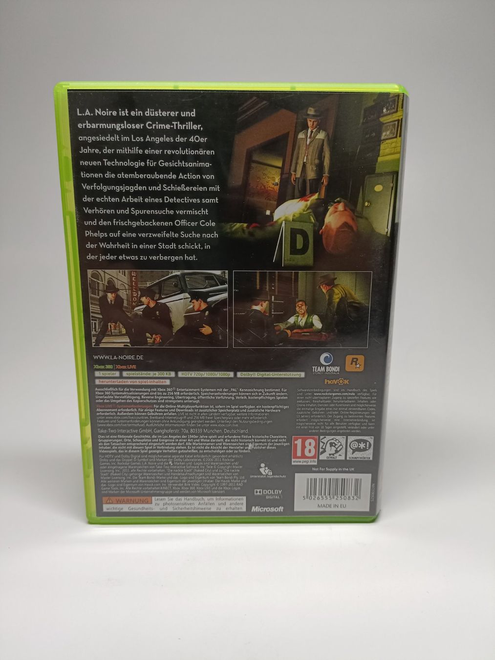 Giochi: L.A.Noire Xbox 360 – Usato da Zihlschlacht venduto da Sir_Lonedrinker 1
