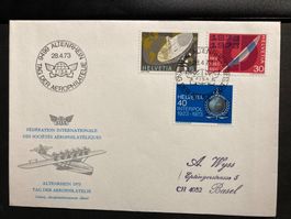 Schweiz 1973 Tag Aerophilatelie Altenrhein Sonderstempel 1