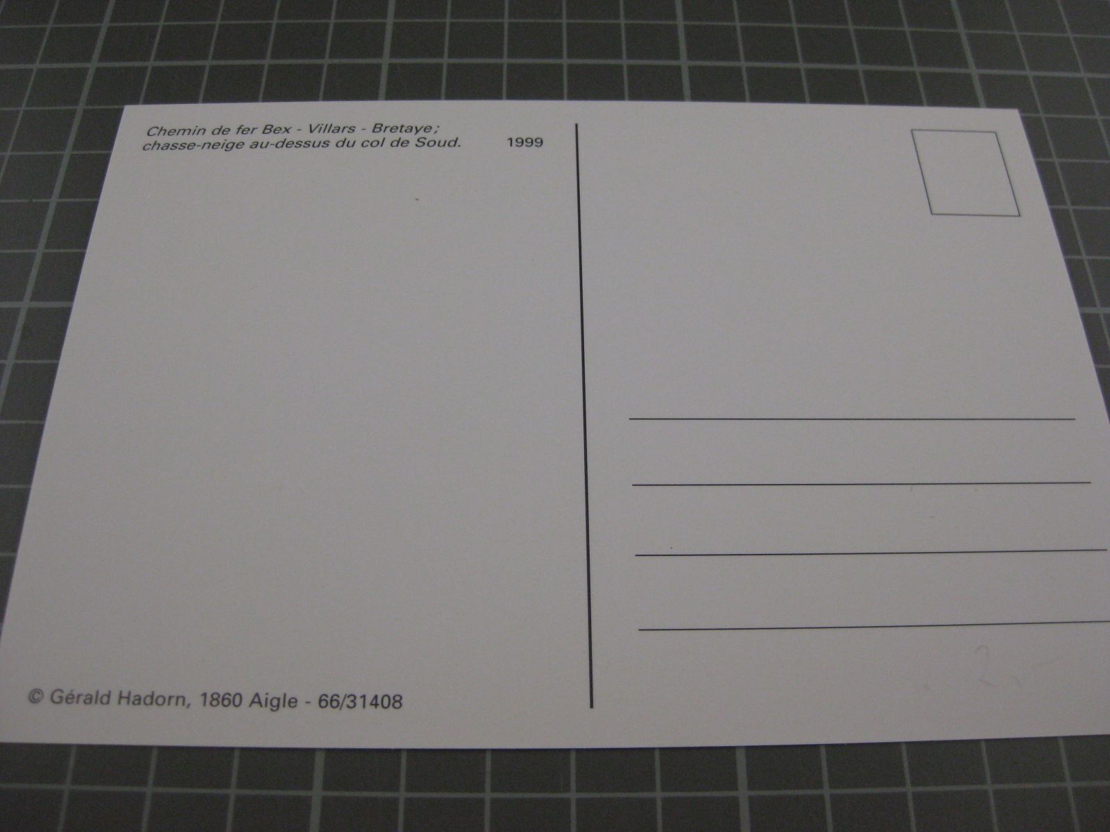 Cartoline postali: AK Col du Soud mit Zug – Nuovo (secondo la descrizione) da Malters venduto da Marosko 1