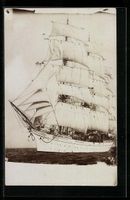 Foto-AK Max Dreblow, Stettin: Segelschif