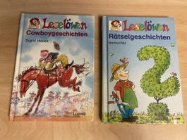 2 Leselöwen Cowboy- und Rätselgeschichten Erstlesebücher 