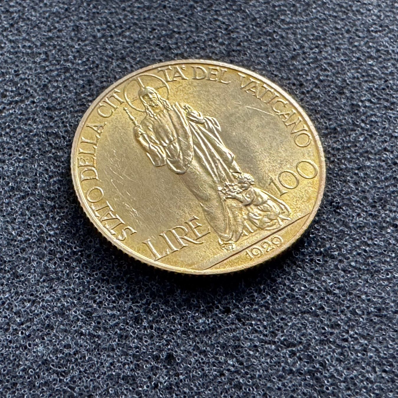 Tutti le monete: 100 Lire Gold Vatikan 1929 – Usato da Reitnau venduto da tb-muenzen 5