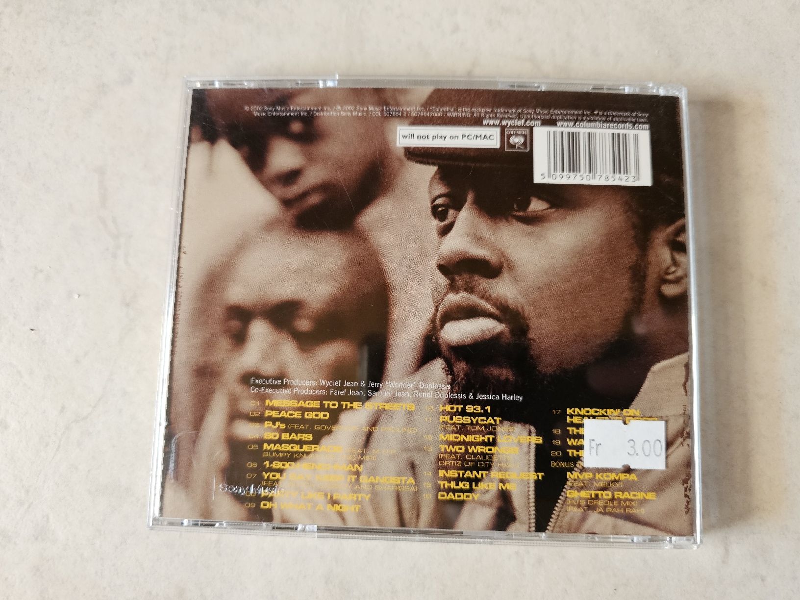 CDs: Wyclef Jean  -  Masquerade – D'occasion à Schneisingen par backstore24 1