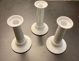 Limoges France Kerzenständer Set, Weiss