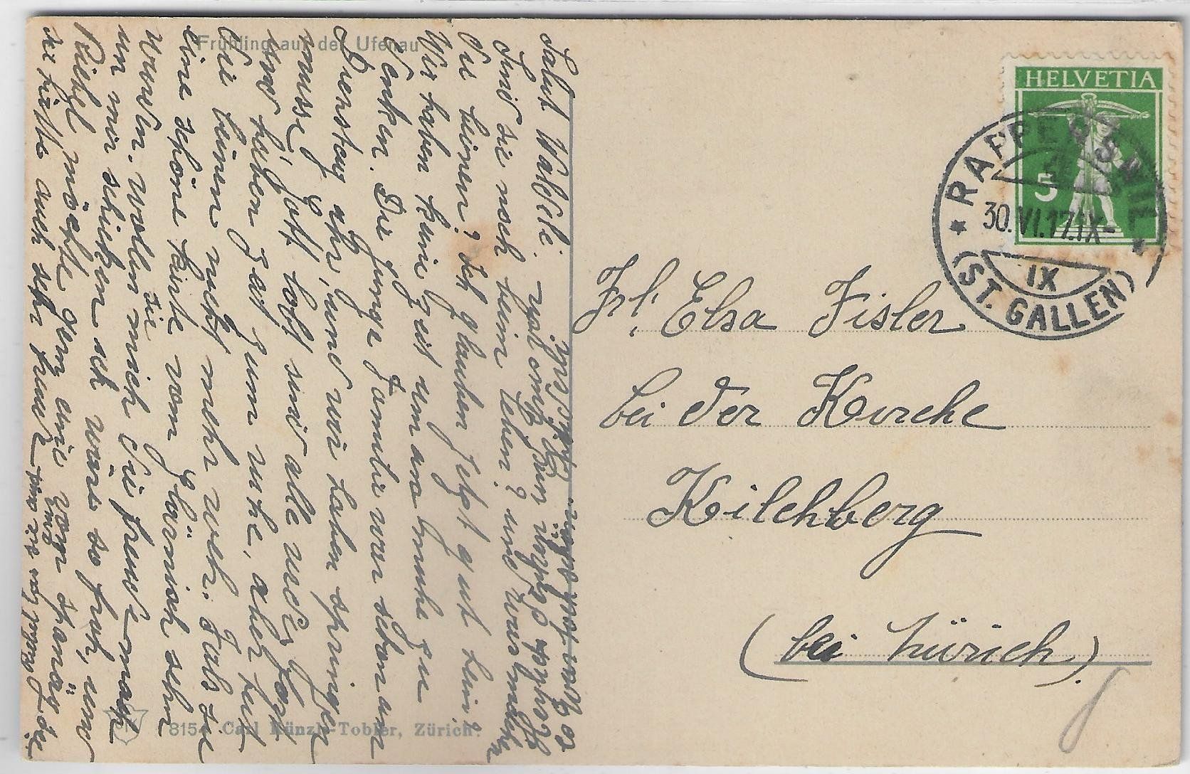 Cartoline postali: Frühling auf der Ufenau – Usato da Ettingen venduto da Kartenplanet 1