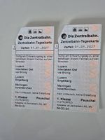 2 Tageskarten Zentralbahn
