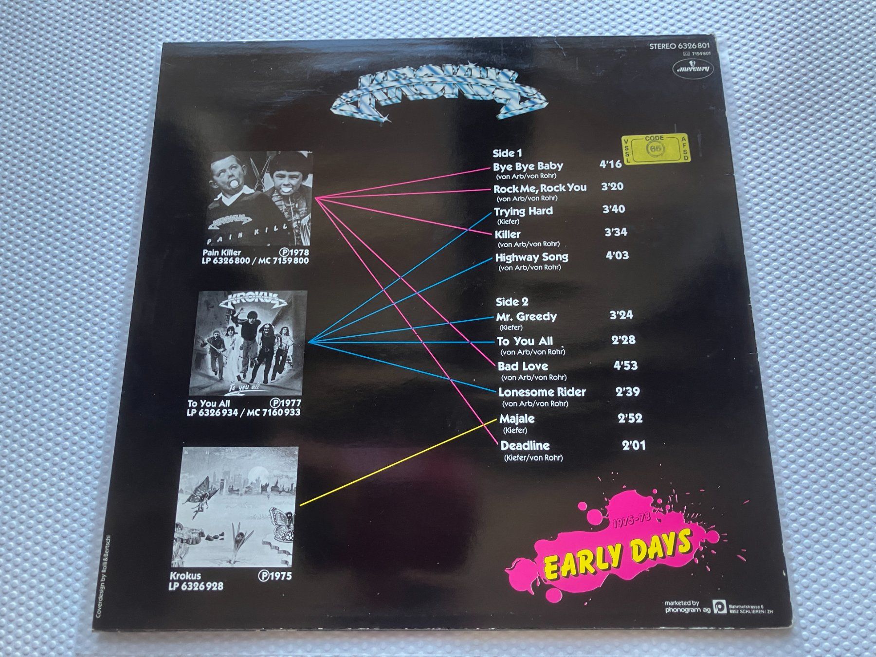 Schallplatten: Krokus – Gebraucht aus Aarwangen von Jukebox3 2