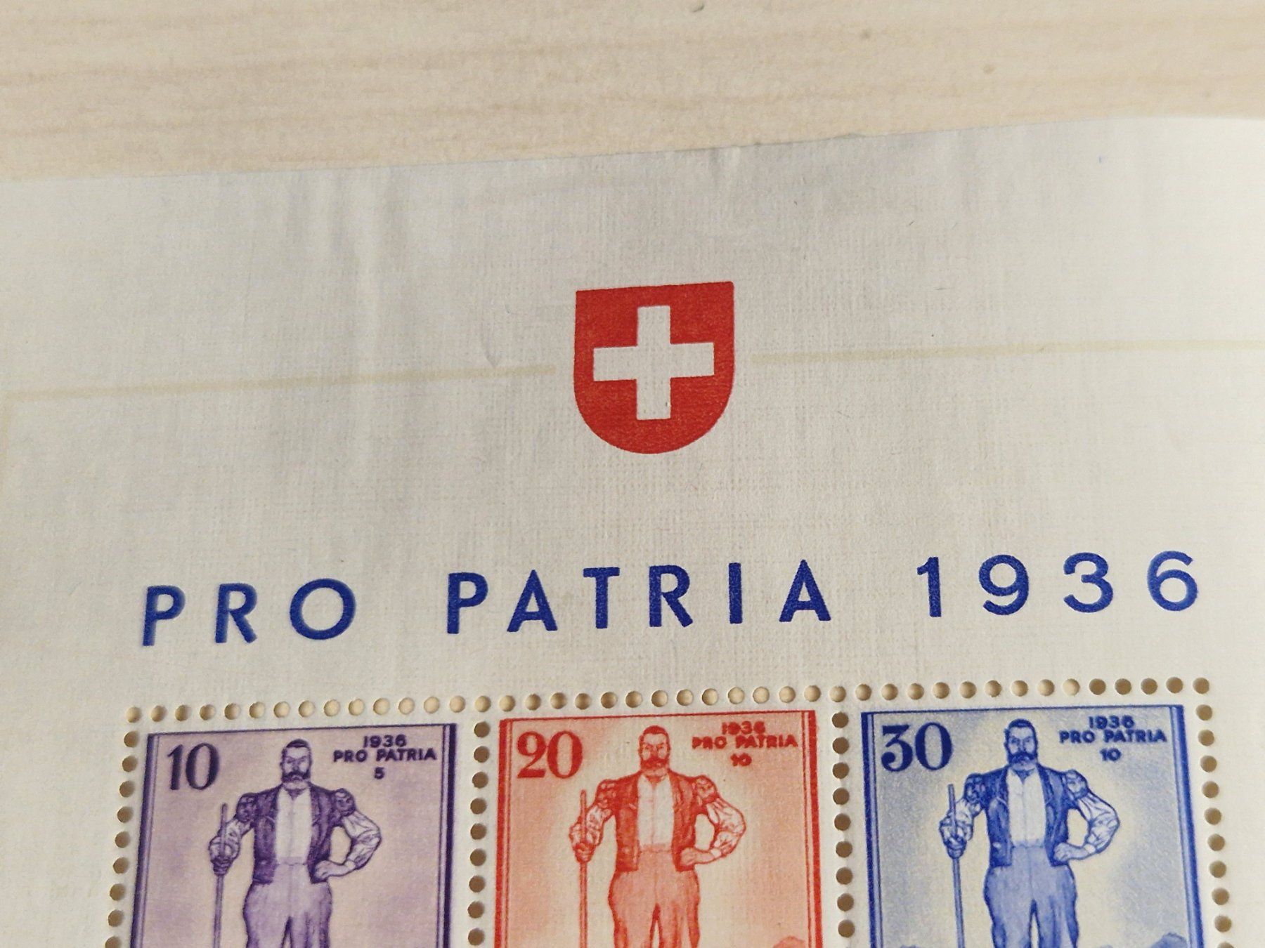 Alle Briefmarken: 2 PP Blöcke 1936, ab 1.- – Gebraucht aus Burgdorf von Glossy01 2