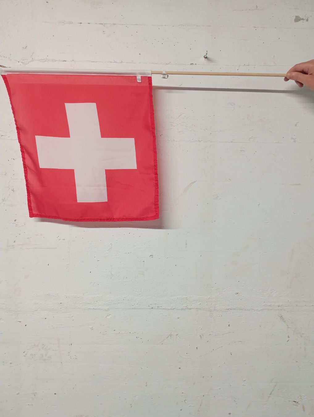 Fahnen: CH Stabfahne 40 x 40 cm 1. August – Neu und originalverpackt aus Winterthur von pjuma01 1