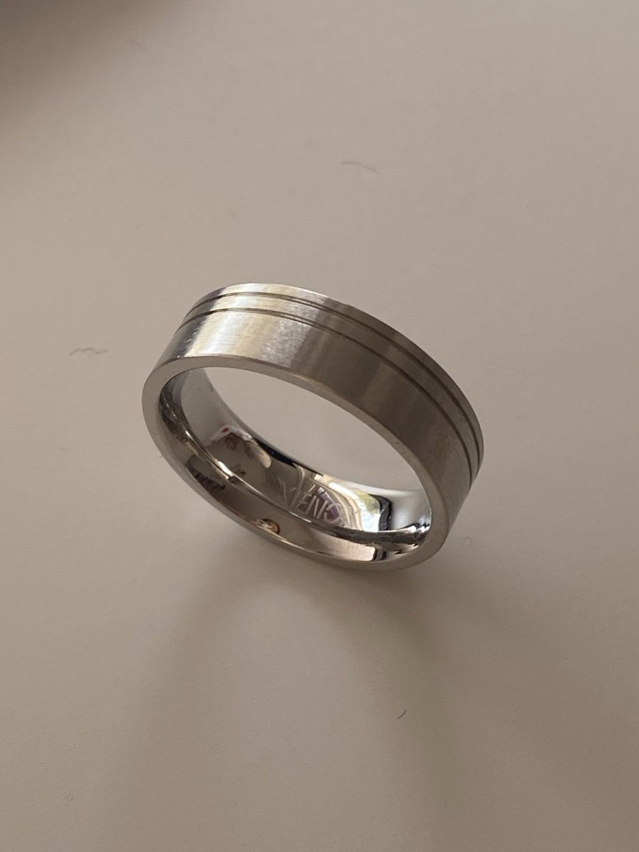 Anelli: Xenox Silberne Edelstahl Band Ring – Nuovo (secondo la descrizione) da Givisiez venduto da dor_xb9k 2