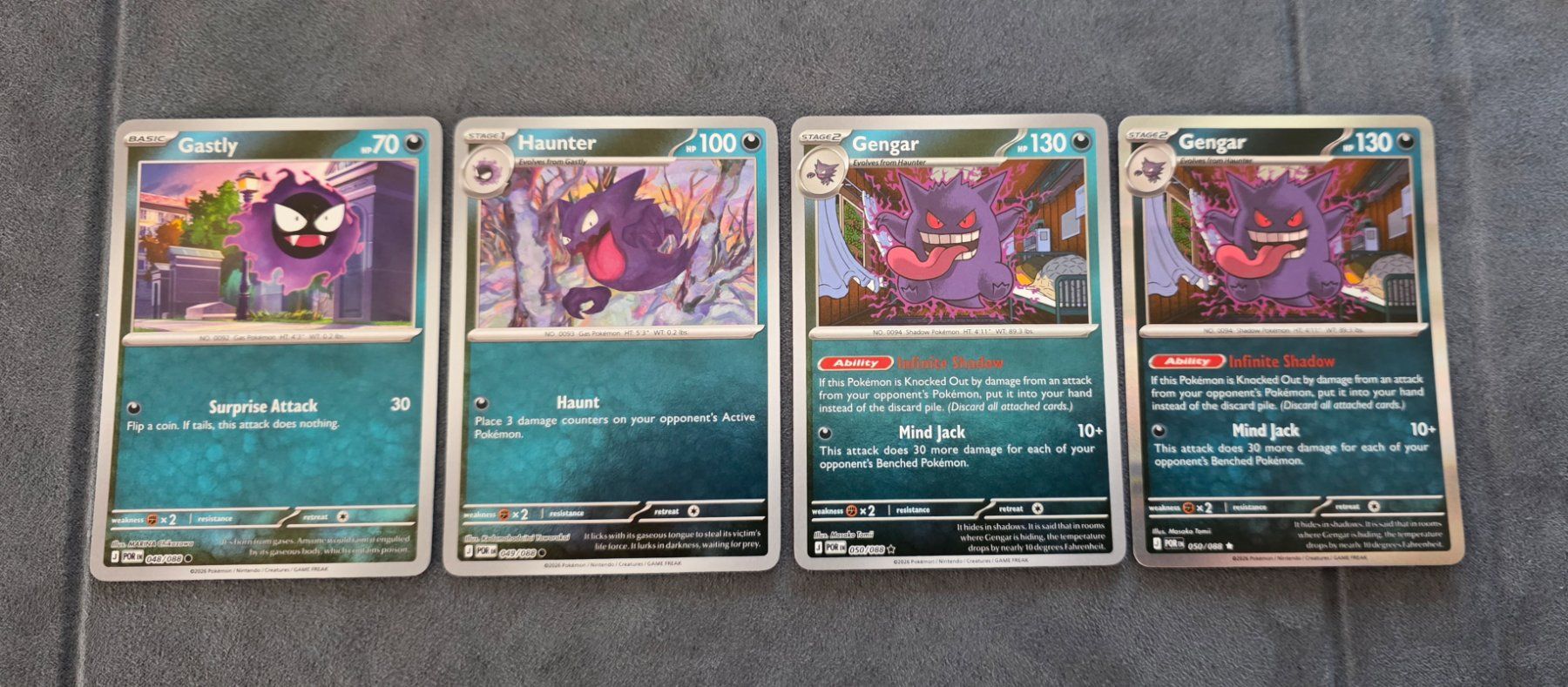 Pokémon Carte collezionabili: Pokémon Perfect Order Gengar Evolution Reverse Holo Set 🇬🇧 – Nuovo (secondo la descrizione) da Roggwil BE venduto da S_Cards