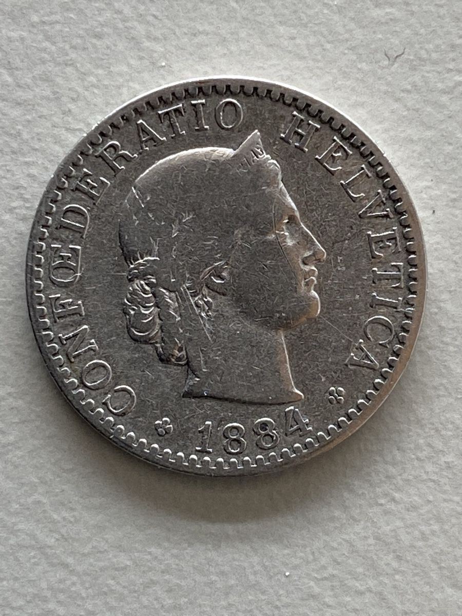 Alle Münzen: CHF 0.20 - 1900 – Gebraucht aus Payerne von Mike1682