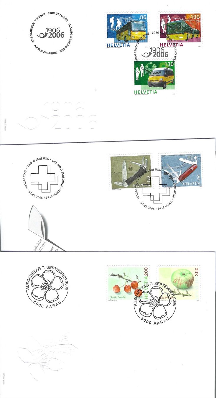 Tutti i francobolli: 18 FDC   2006 – Usato da Koblenz venduto da Markenhimmel 1