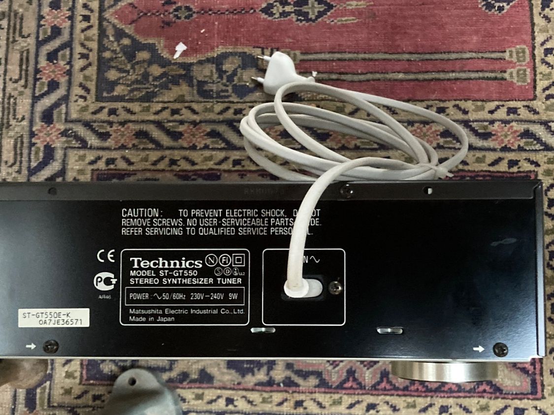 Technics Receiver: Technics - Model St-Gt 550 – Gebraucht aus zürich von papalapa 4