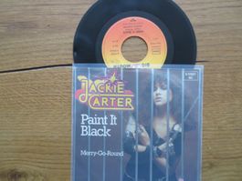Jackie Carter - Paint it Black - Vinyl Single Rarität!