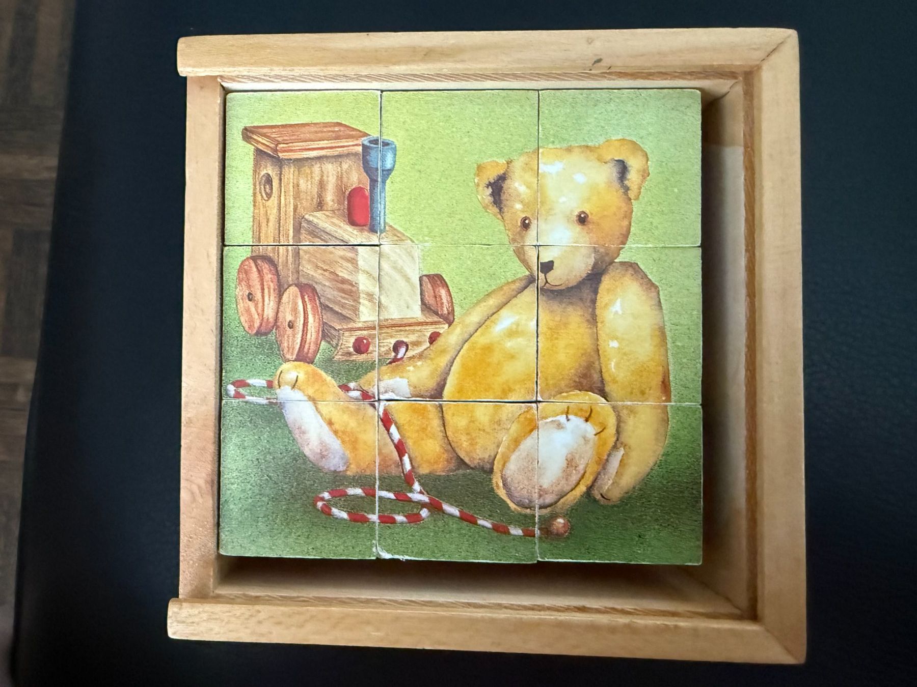Puzzle: Würfelpuzzle  Holz  Puzzle  Bär – Usato da Subingen venduto da ArtBead 1