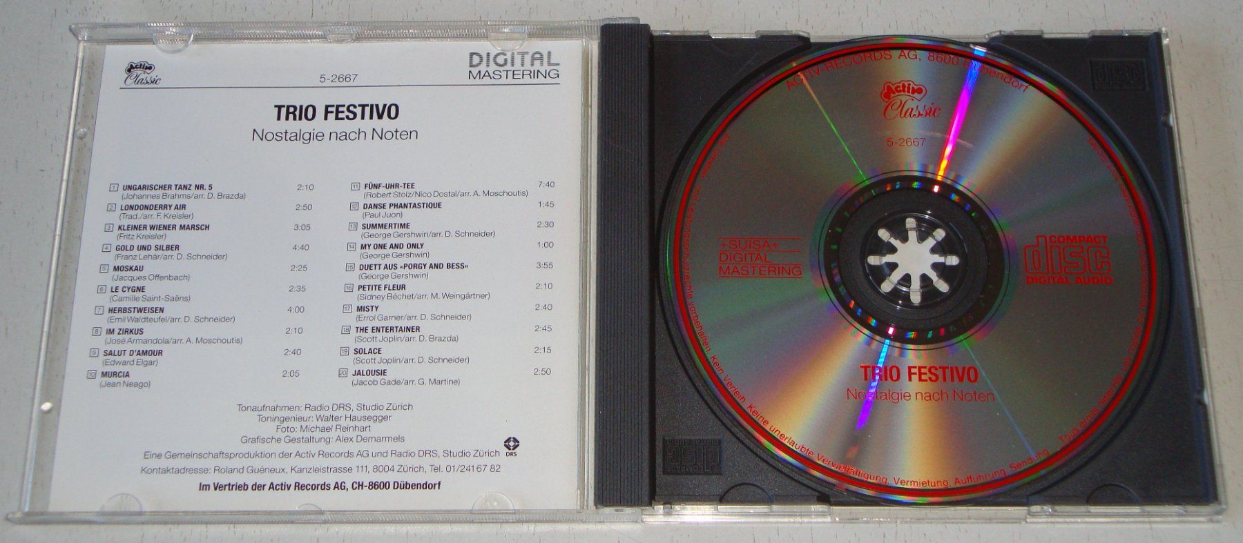 CD: Daniel Schneider, Jürg Eichenberger, Roland Gueneux – Usato da Engelberg venduto da margol 3