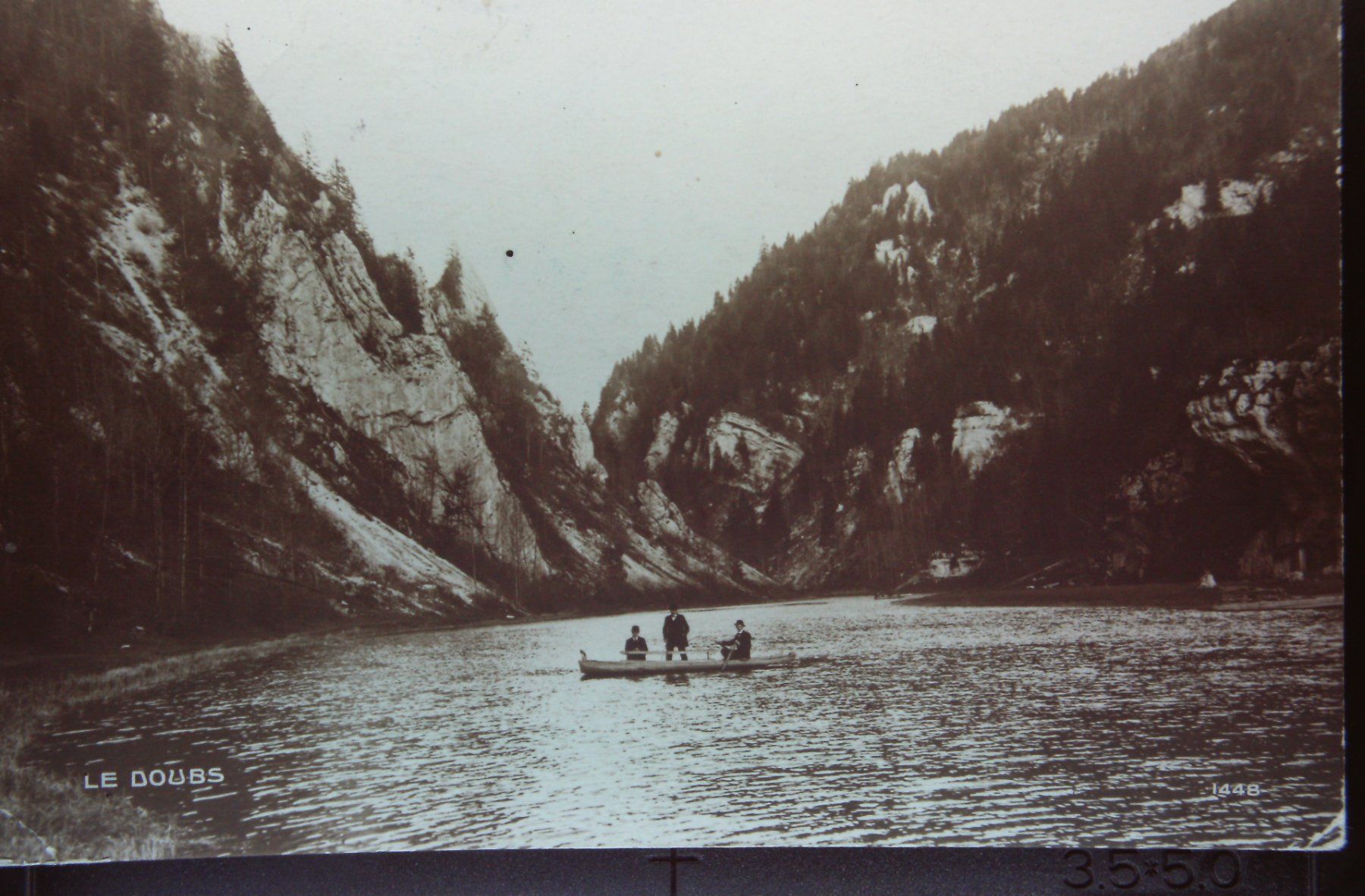 Cartoline postali: Barque sur le doubs vers bonaparte – Usato da Le Locle venduto da Roger46