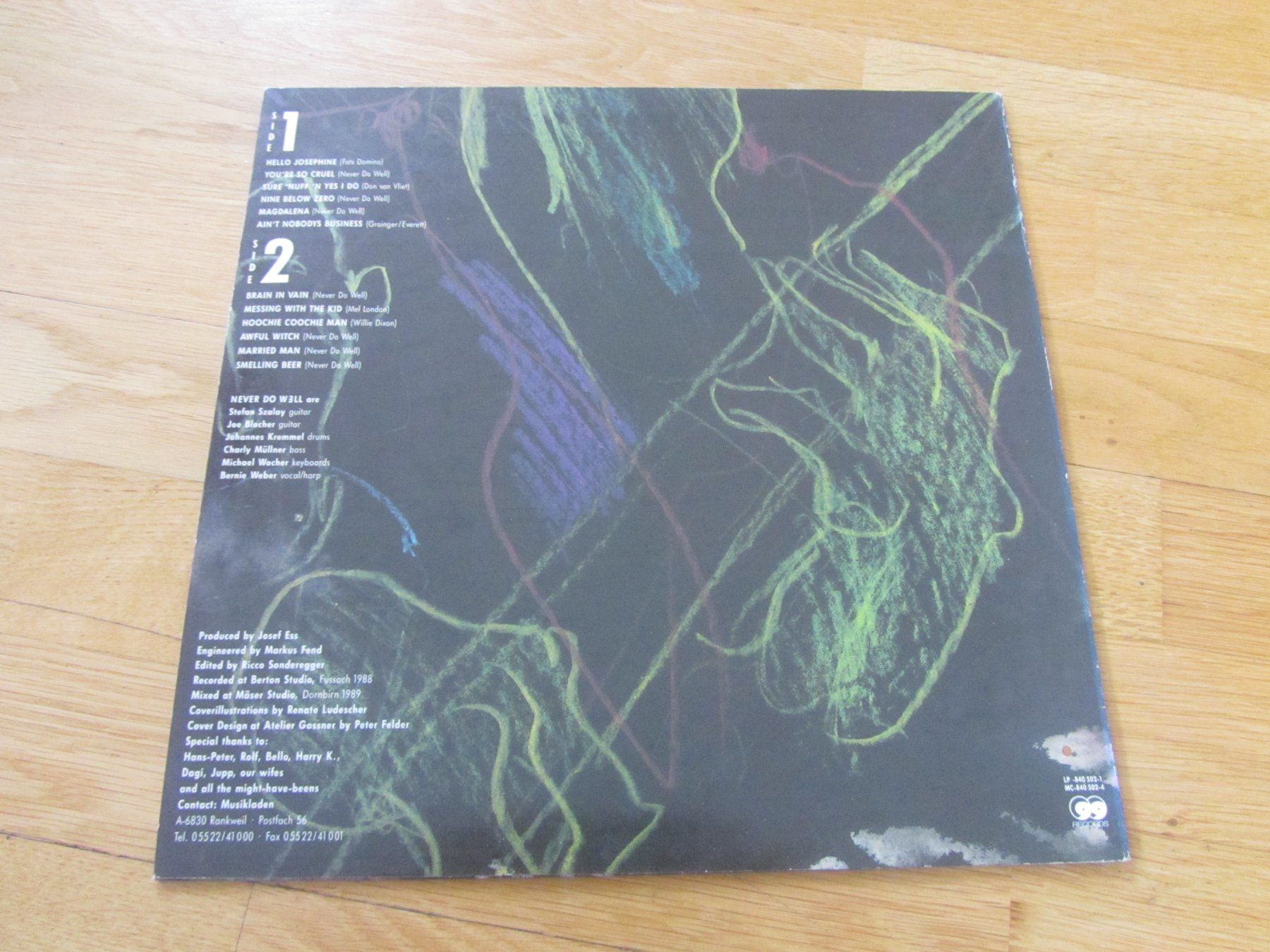 Schallplatten: NEVERDOWELL  Blues    LP Vinyl  / Blues-Rock – Gebraucht aus Seengen von mikelele 3