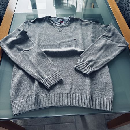 Tommy Hilfiger Pullover grau Grösse L guter Zustand