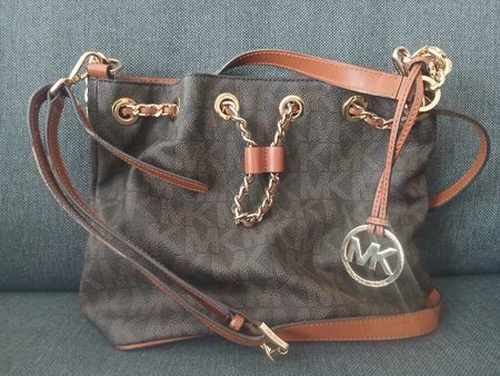 Michael Kors Handbag brown logo pattern excellent condition