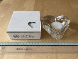 Kerzenhalter Herz-Licht Glasi Hergiswil