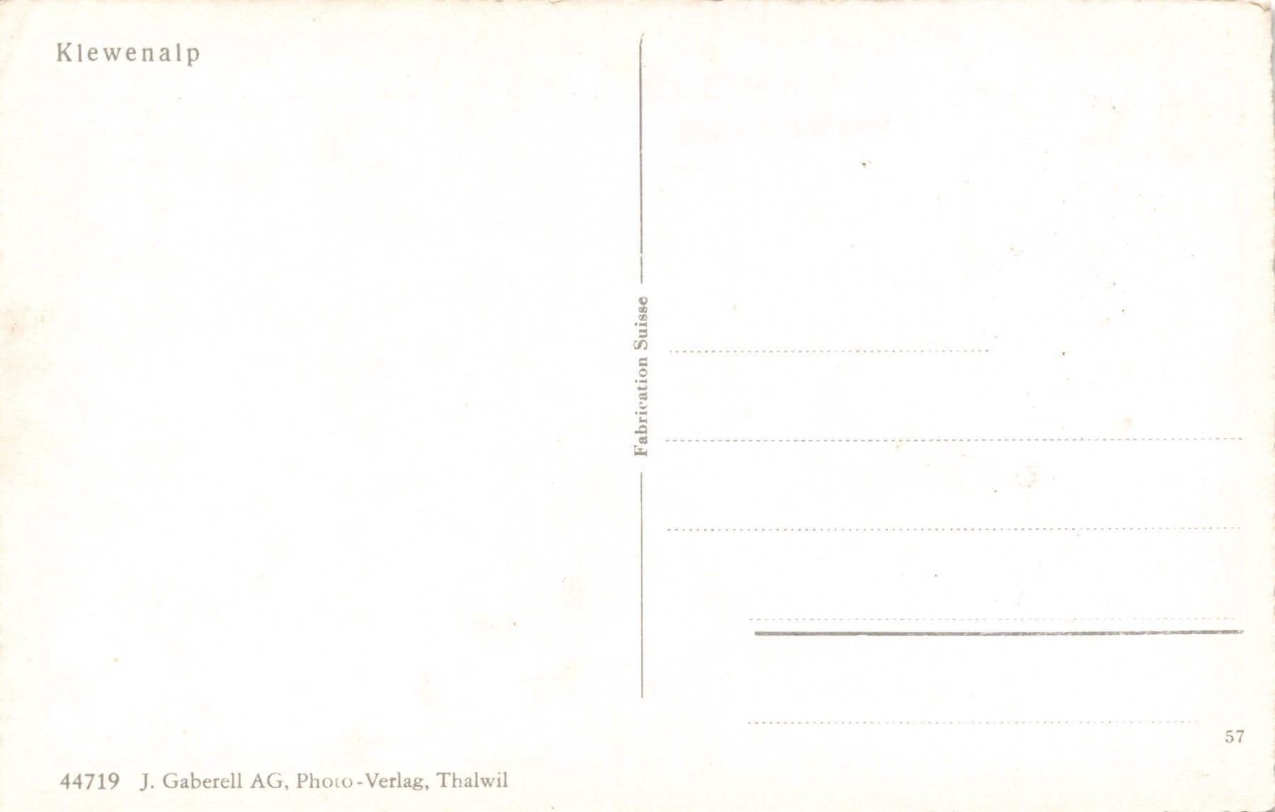 Cartes postales: Klewenalp – D'occasion à Biasca par Blenio71 1