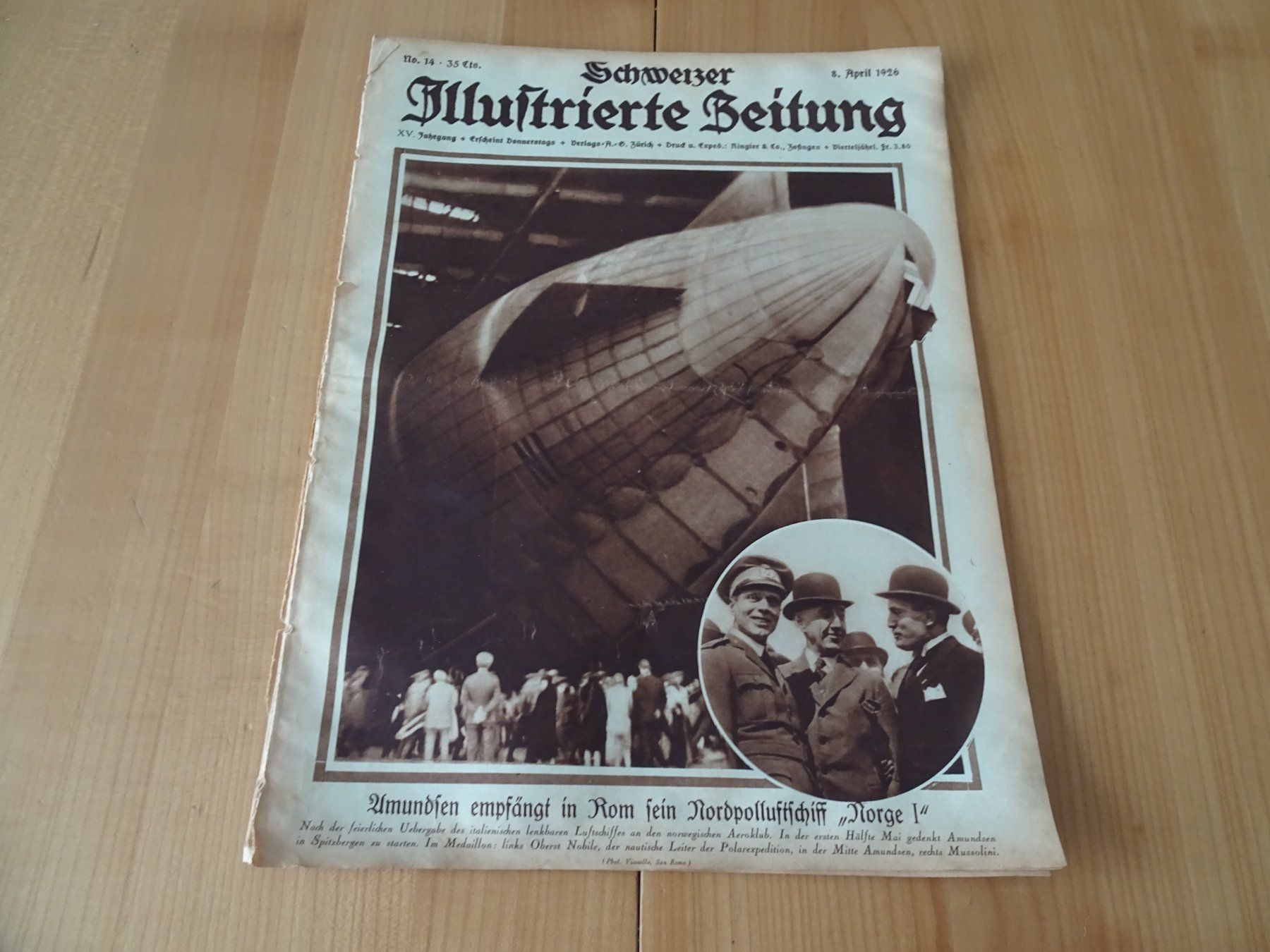 Riviste & Magazine: Schweizer Illustrierte Zeitung"  Vom 2.Juli 1925  Über 100Ja – Usato da Zürich venduto da Roulet