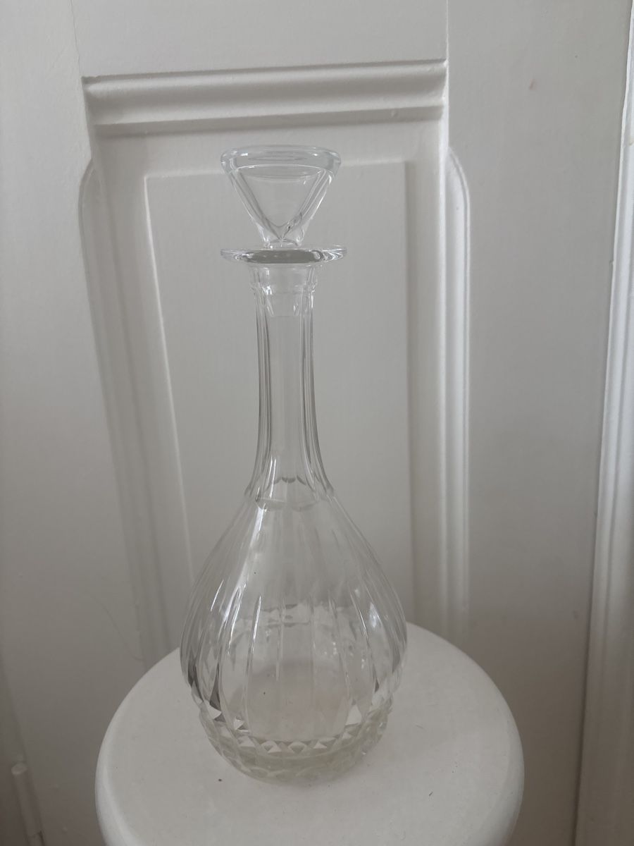 Lambert Caraffe: Carafe en cristal taillé Val St Lambert – Usato da Genève venduto da ati_tj8f 1