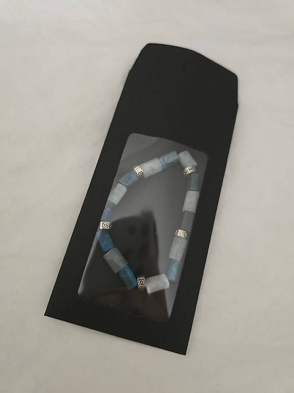 Armbänder & -reifen: Bracelet lapis lazuli et calcite blue – Gebraucht aus Cheseaux-Lausanne von Ana_Gandarinho 1