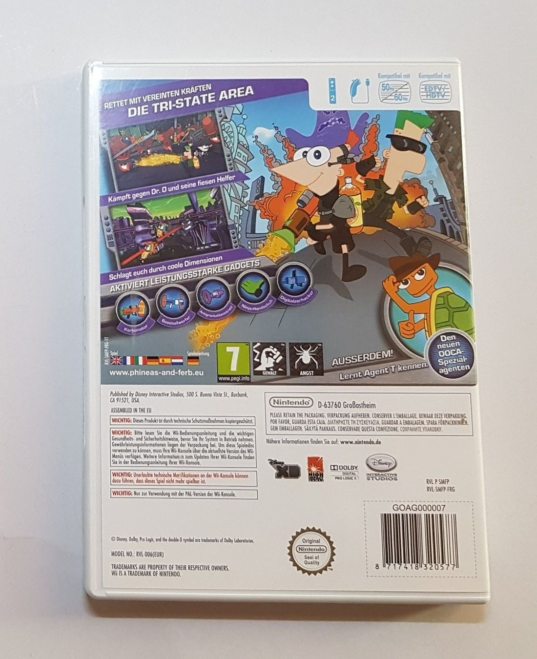 Nintendo Giochi: 😎Phineas und Ferb Quer durch die 2. Dimension Wii – Usato da Schüpfheim venduto da Games_Spielkonsolen 2