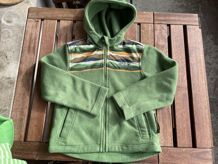 Jack Wolfskin Fleece Jacke Gr.128 Grün Achtung Flecken
