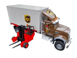Bruder UPS Mack Truck mit Mitnahmestapler